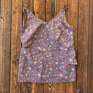 CAbi Style 3453 Scrollwork Floral Cami Tank Size S